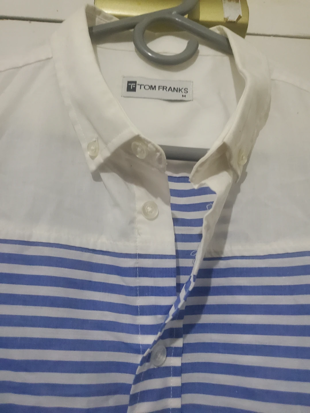 TOM FRANKS Men's Striped Button-Up Shirt - photo 2