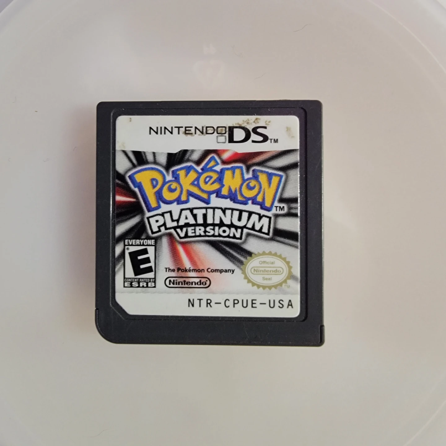 Nintendo DS Pokemon Platinum Version Game Cartridge