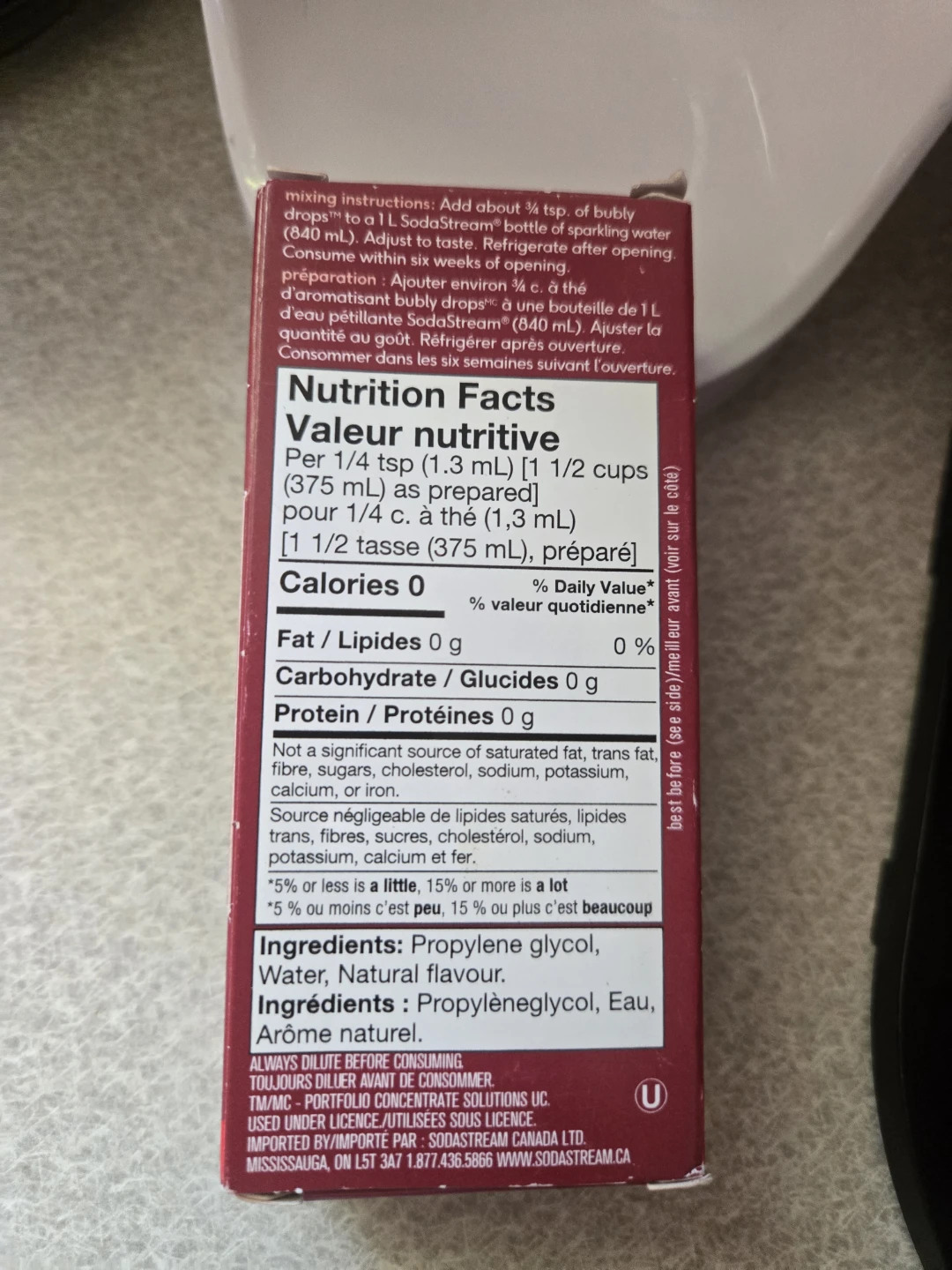 SodaStream Bubly Drops Cherry Flavour 40 ml - photo 3
