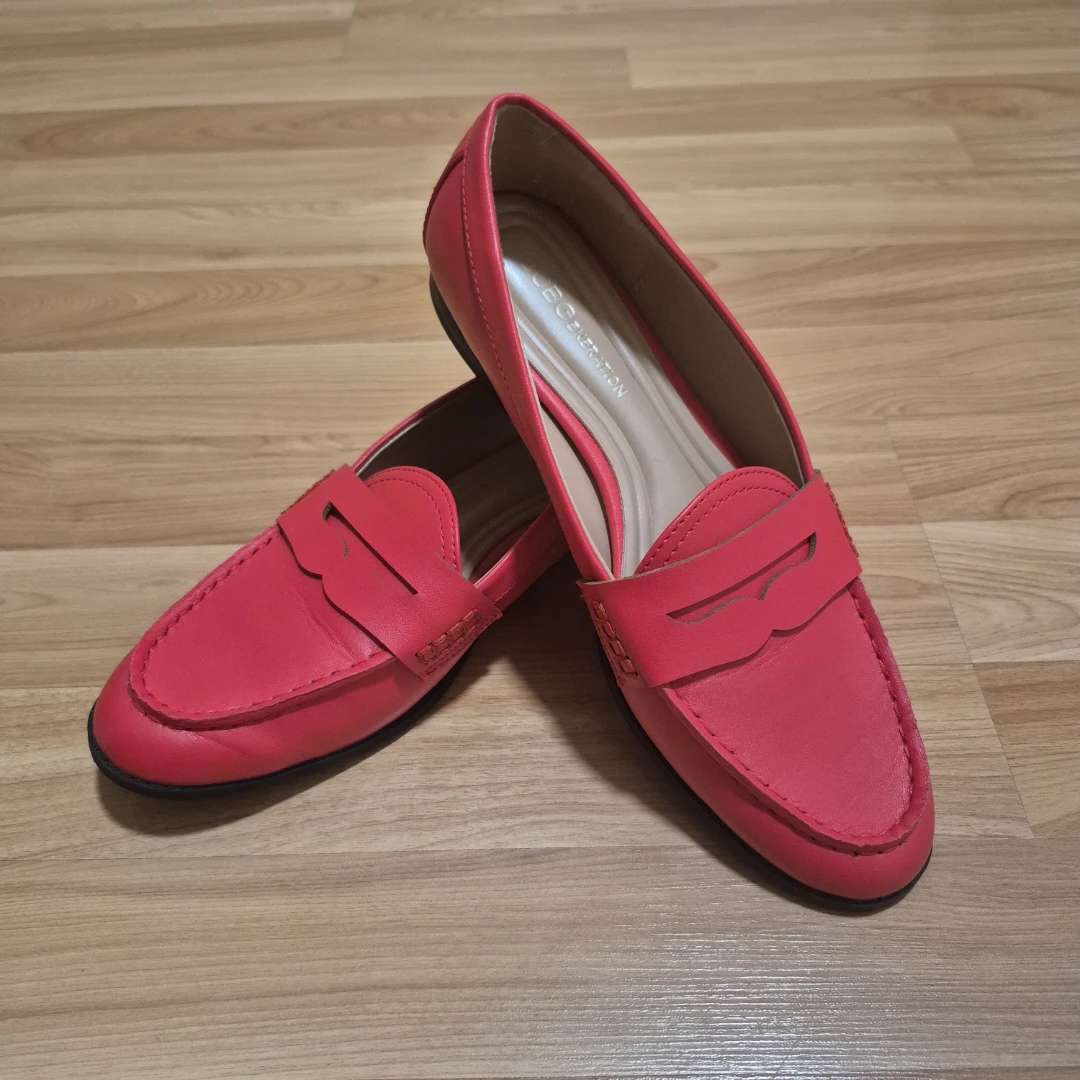 BCBG Red Loafers - Size 7 (fits small)