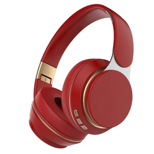 Red Wireless Over-Ear Headphones