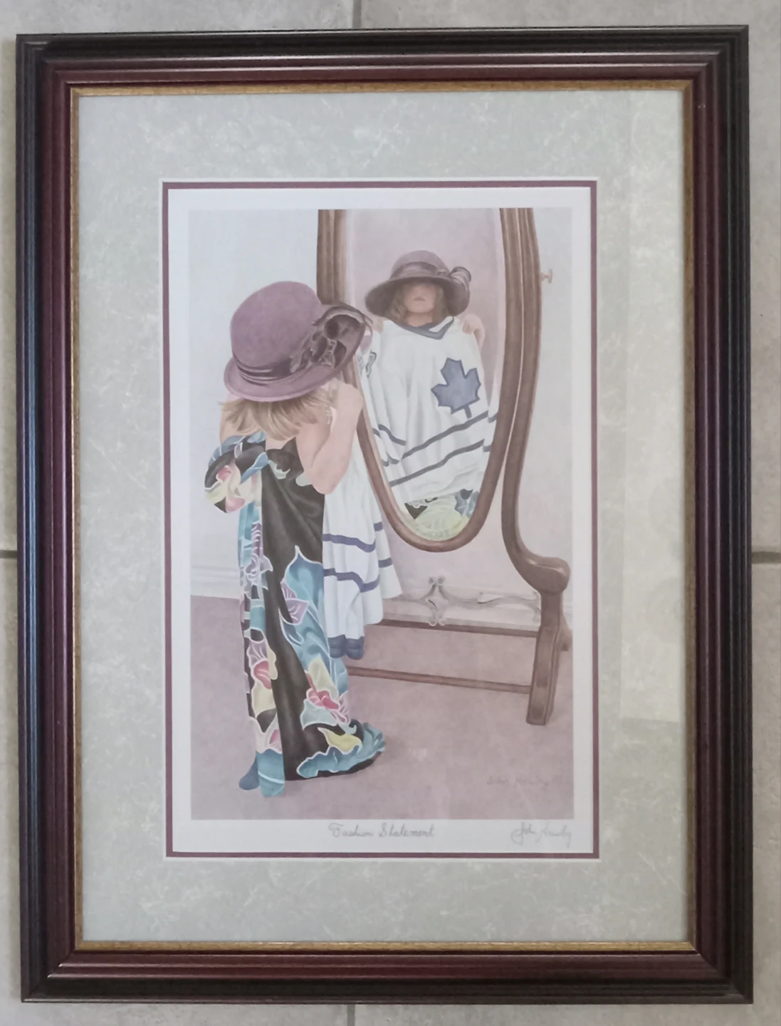 John Newby "Fashion Statement" Framed Art Print