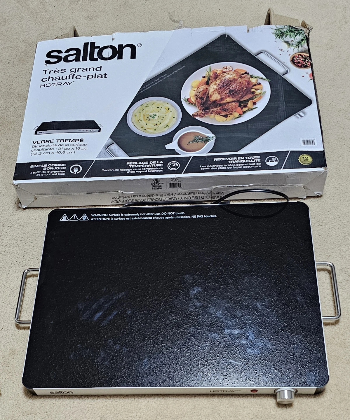 Salton HOTRAY XL Warming Tray - photo 2