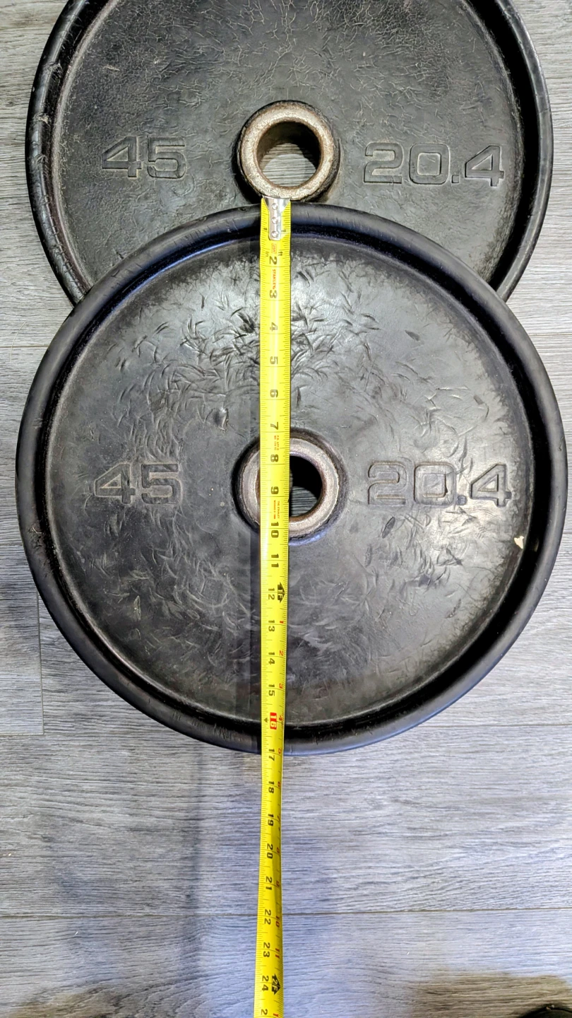 Two 45 lb Weight Plates - photo 2