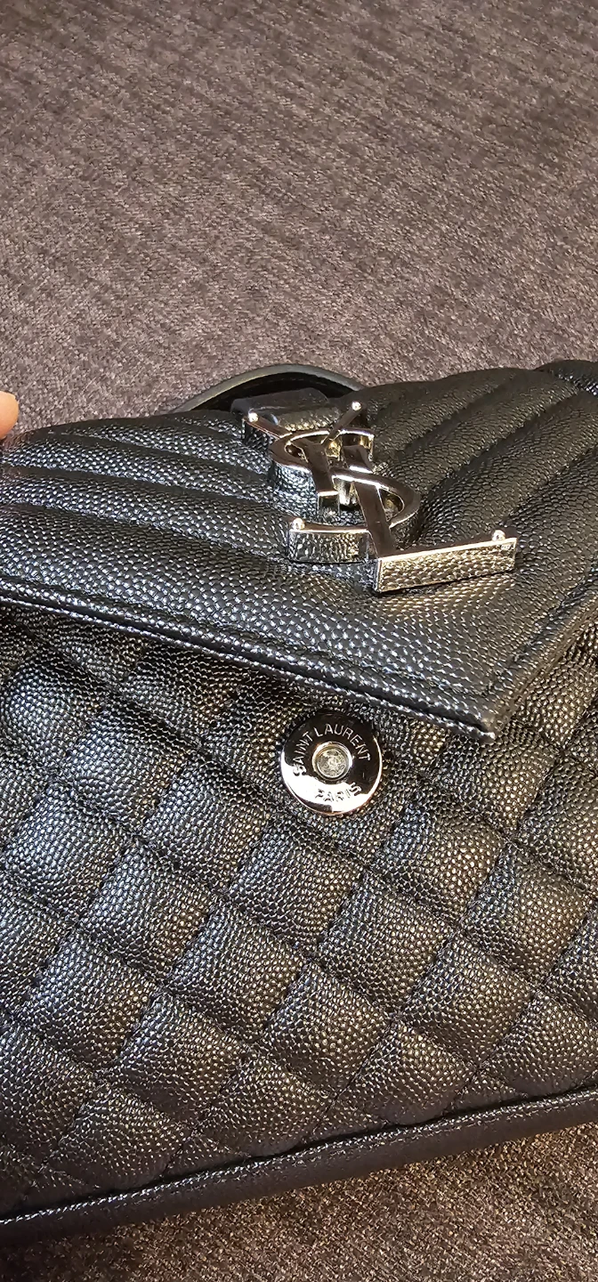 Quilted Envelope Wallet on Chain - photo 3
