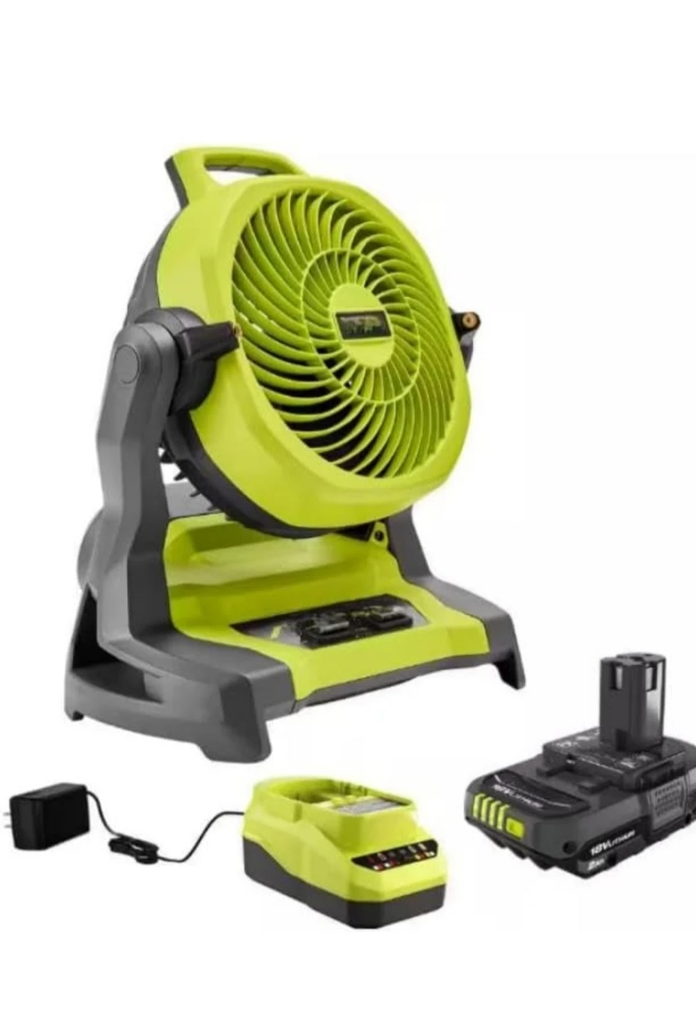 RYOBI ONE+ 18V Portable Misting Fan Kit