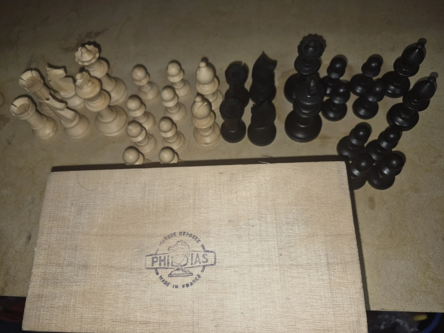 Wooden chess pieces - photo 4