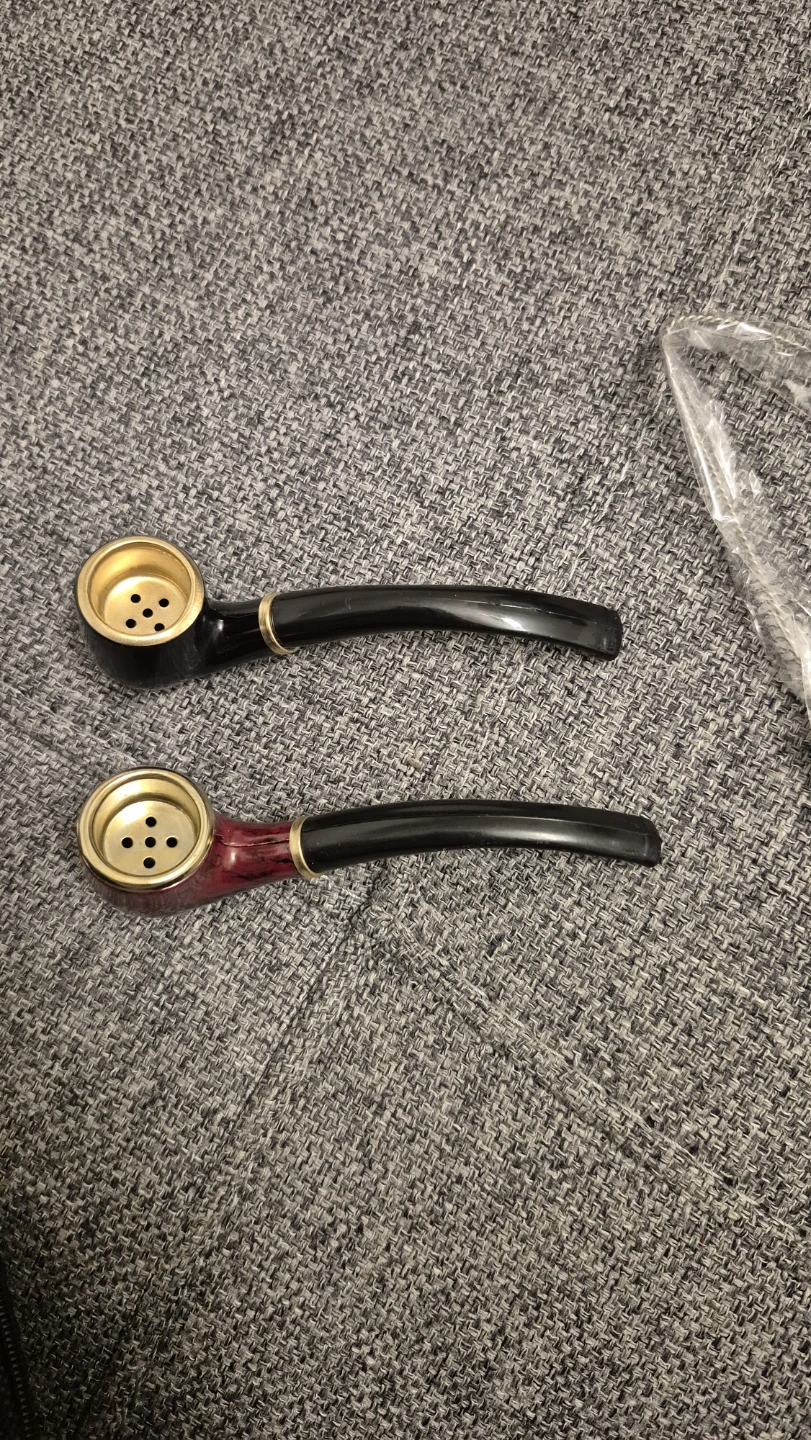 3 New Smoking Pipes with Case and Accessories - photo 4