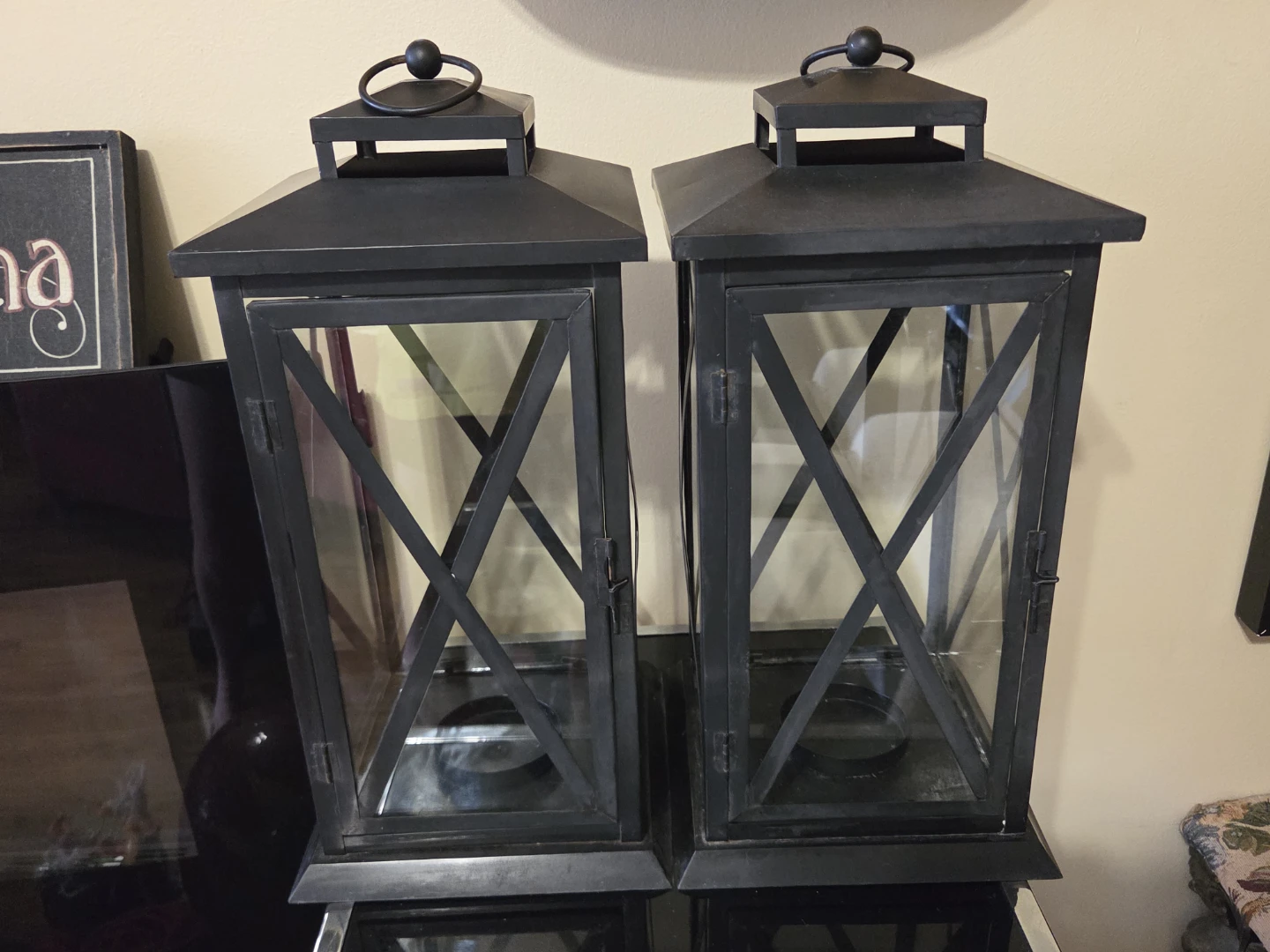 Large Candle Lanterns