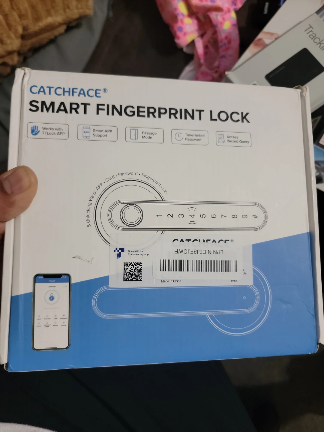 CatchFace Smart Fingerprint Lock