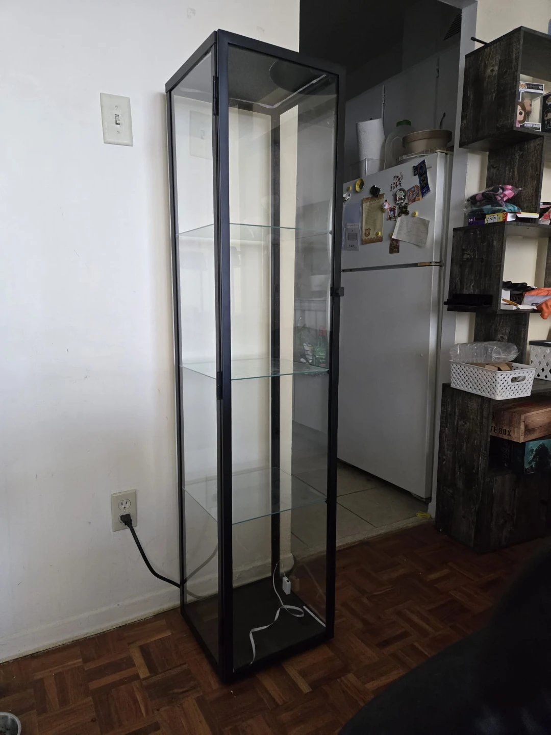 Ikea Glass Display Cabinet with Light (moving sale)