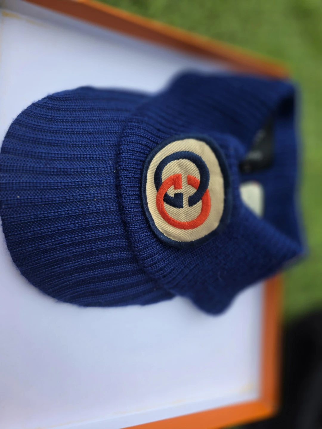 Gucci Blue Knit visor