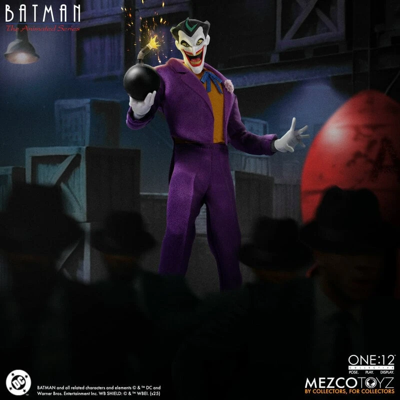 Mezco One:12  – Batman & Joker (TAS) – SEALED Pair! - photo 5