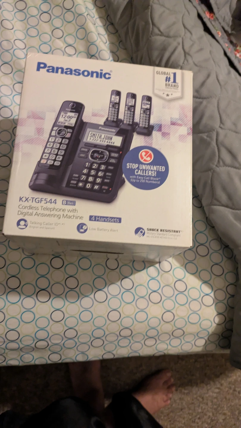 Panasonic KX-TGF544 Cordless Telephone  Answering Machine