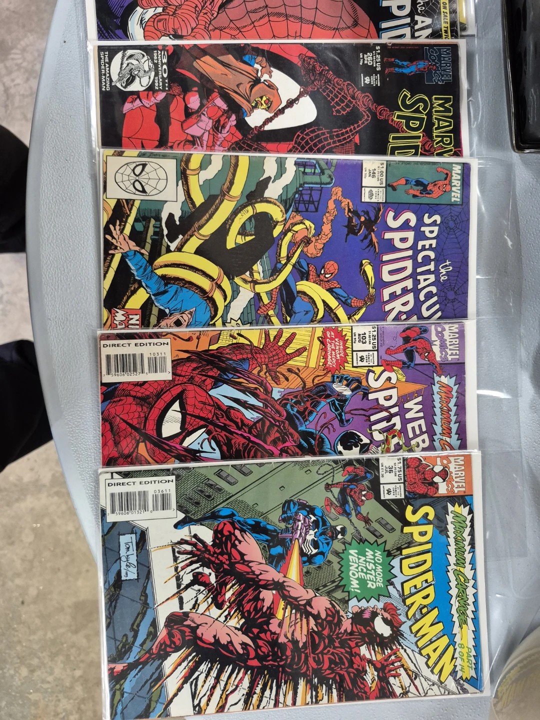 Spider-Man and other Marvel/DC comics collection
