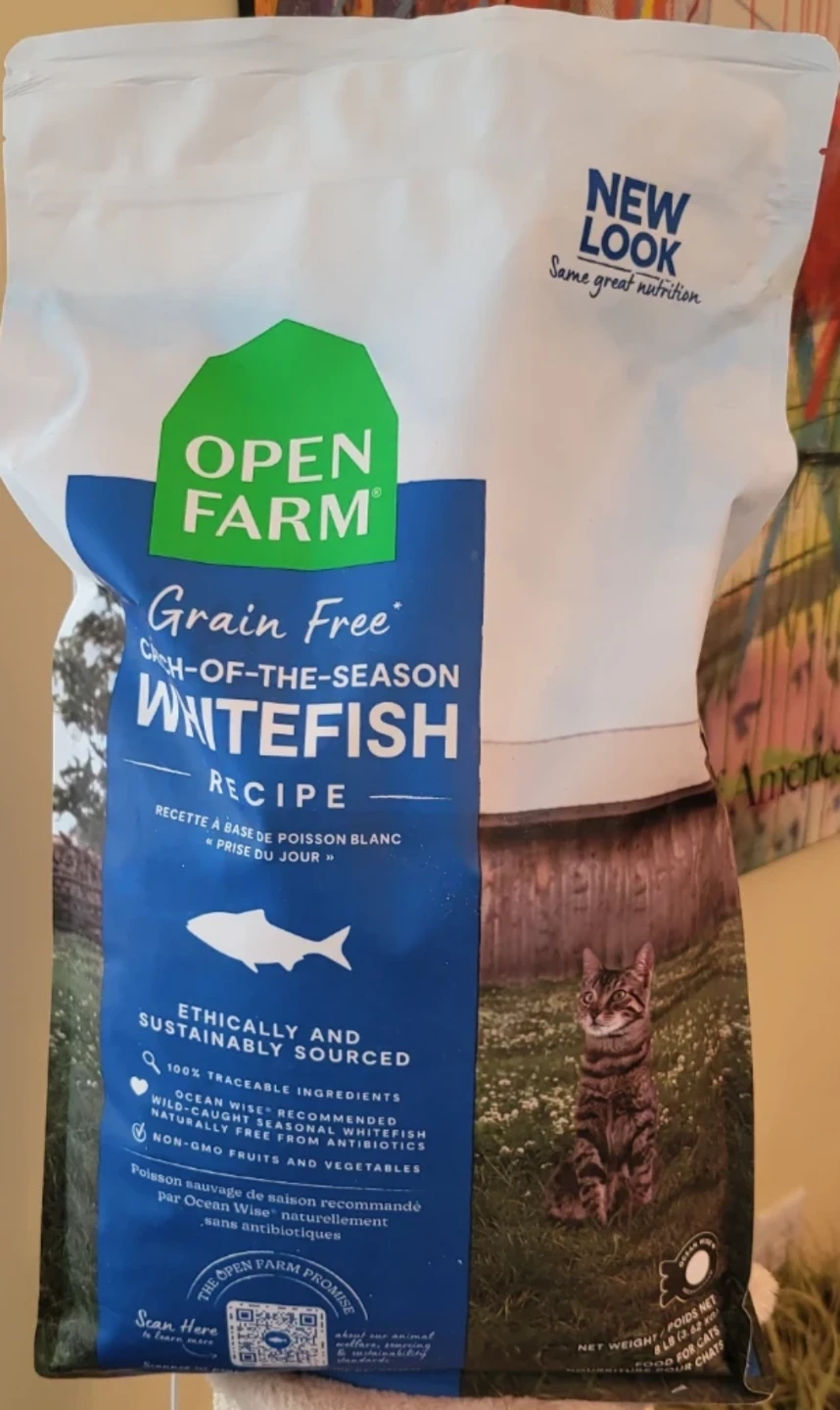 New Open Farm Grain Free Whitefish Cat Food