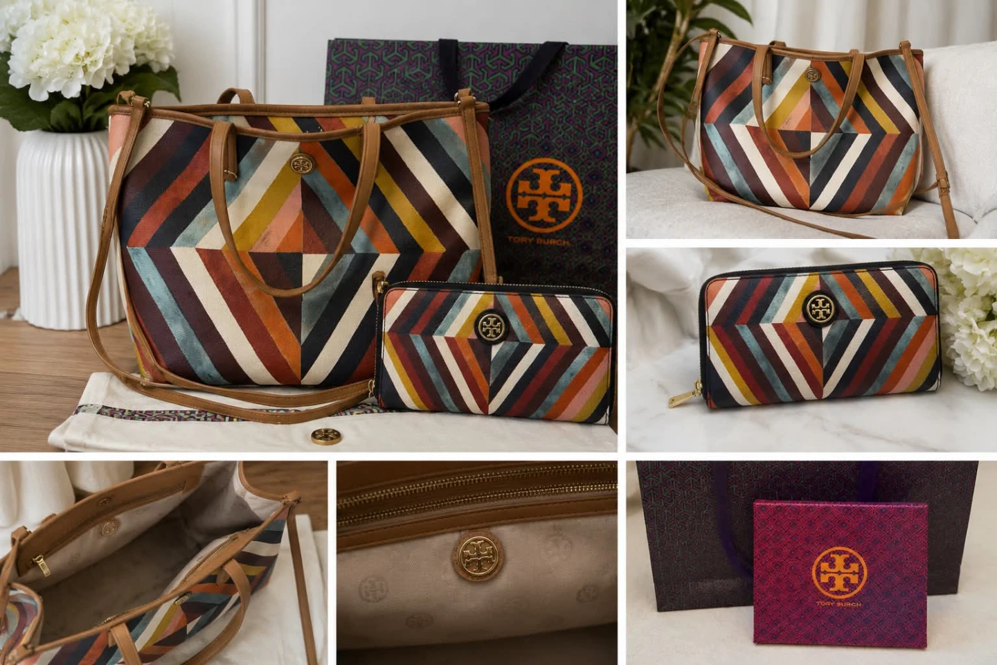 Tory Burch tote & wallet