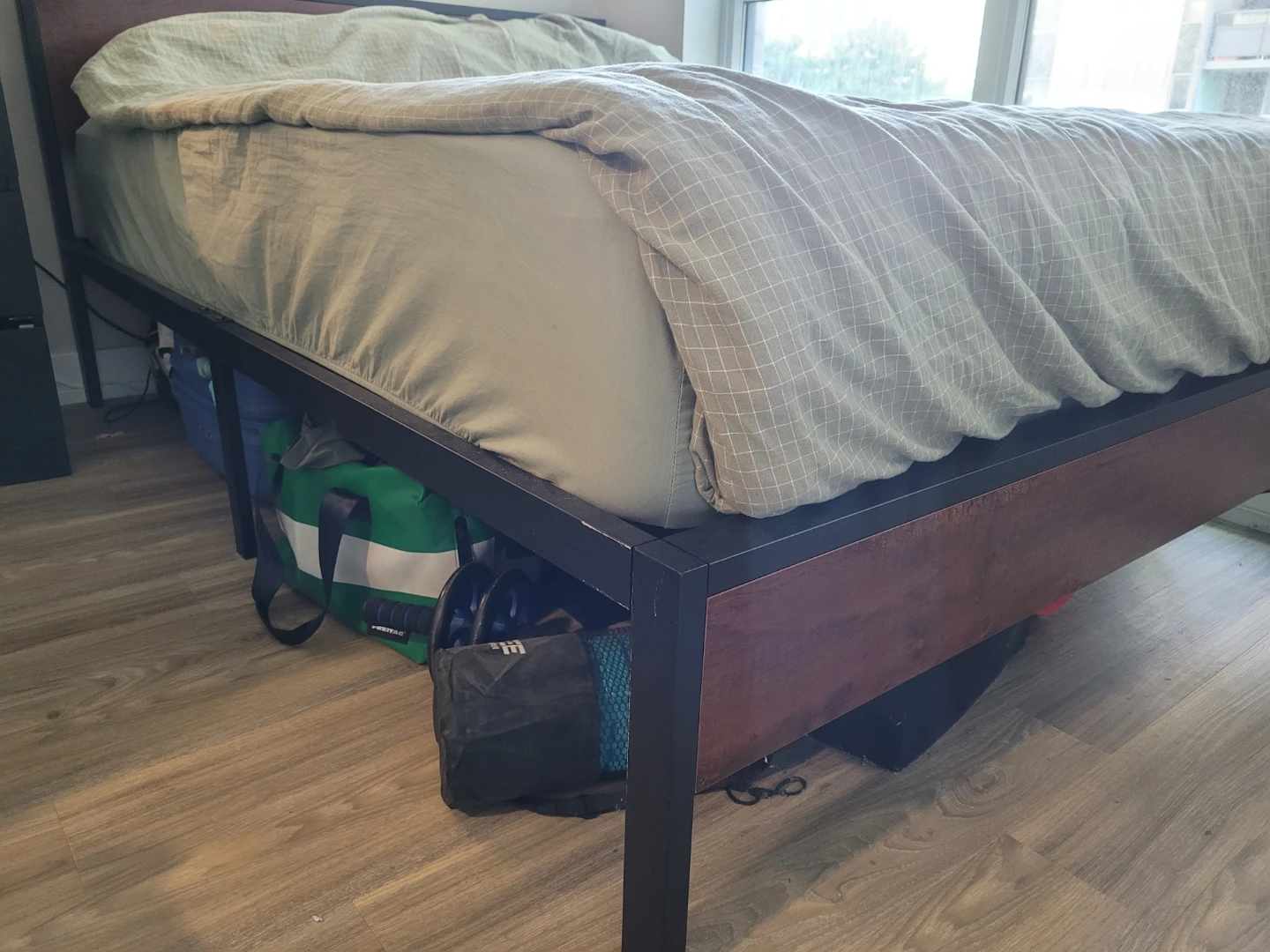 Double Bed Frame with Mattress - photo 3