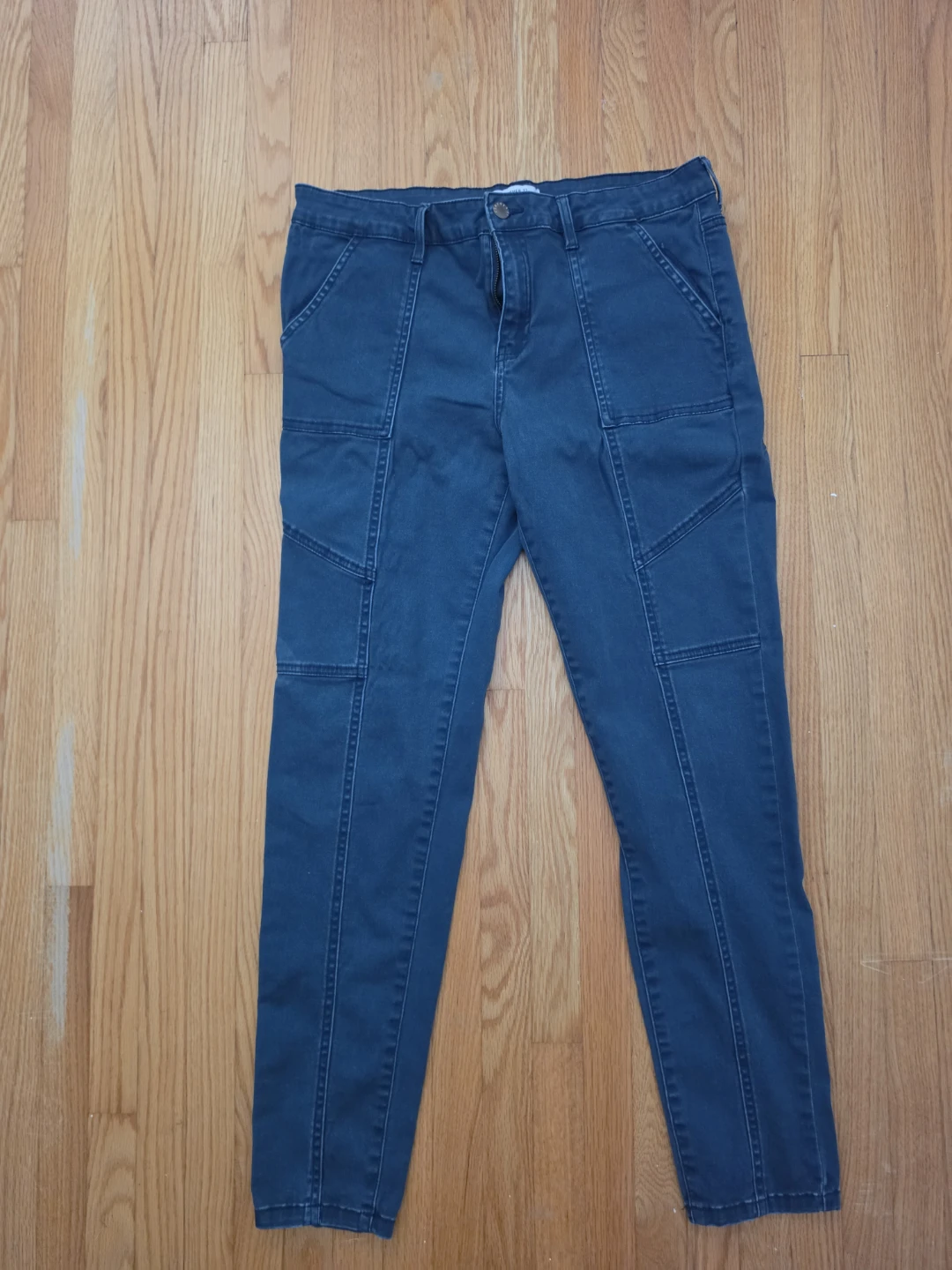 Forever 21 Blue Cargo Pants - Size 30