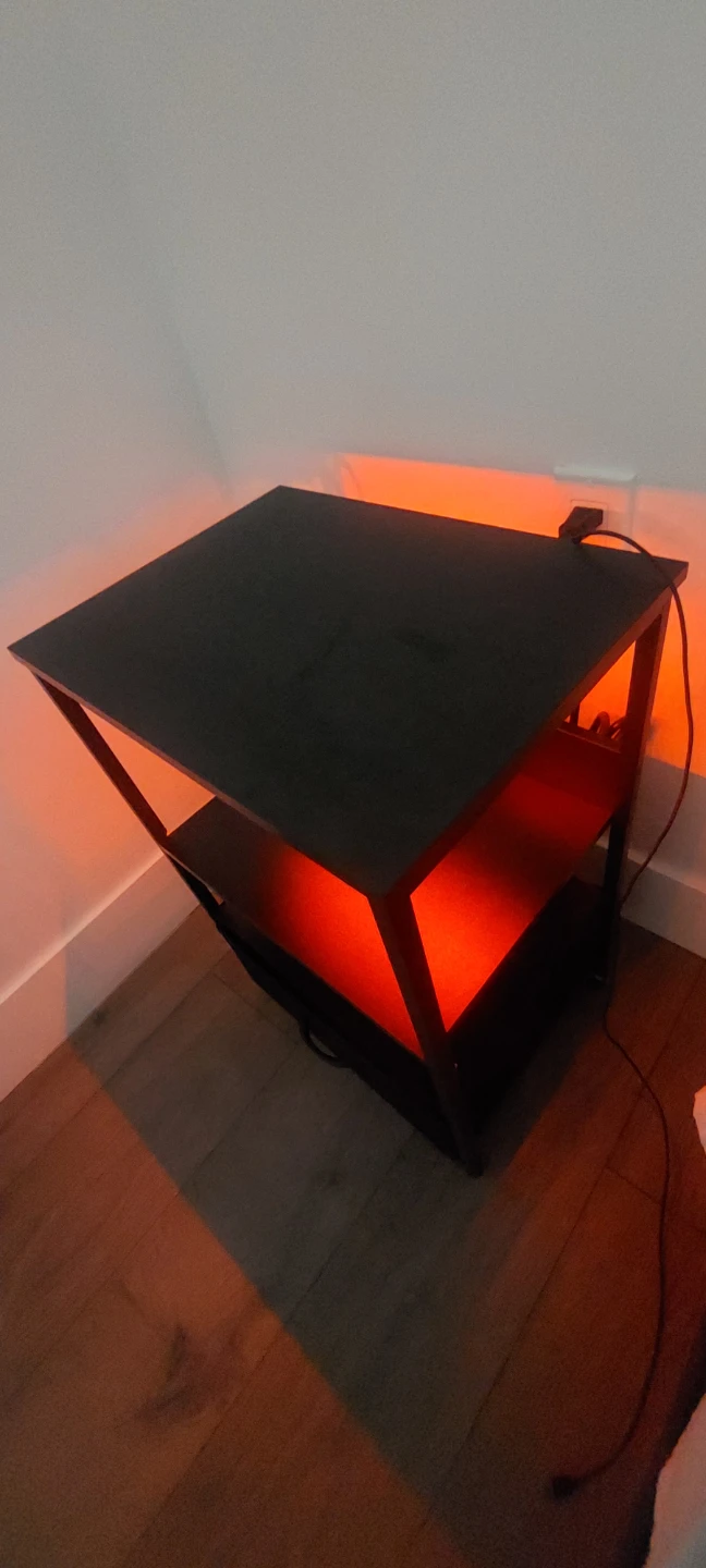 LED Bedside tables with charging station for bedroom - photo 2