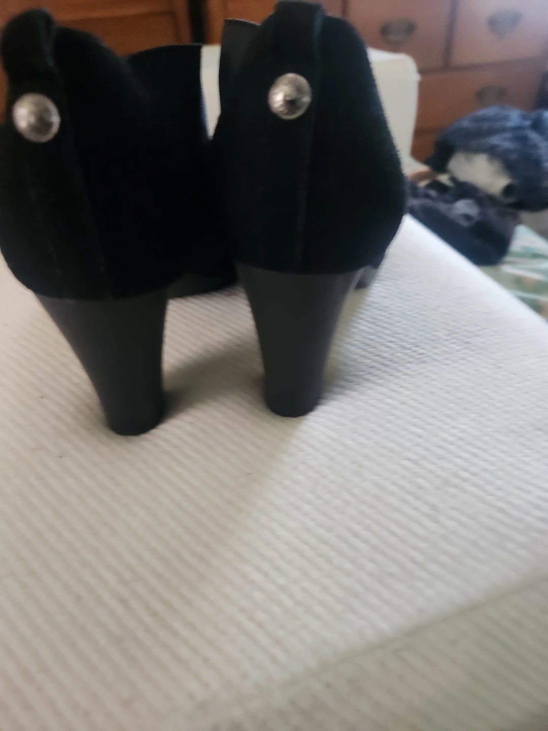AK Sport Black Suede Ankle Boots - photo 3