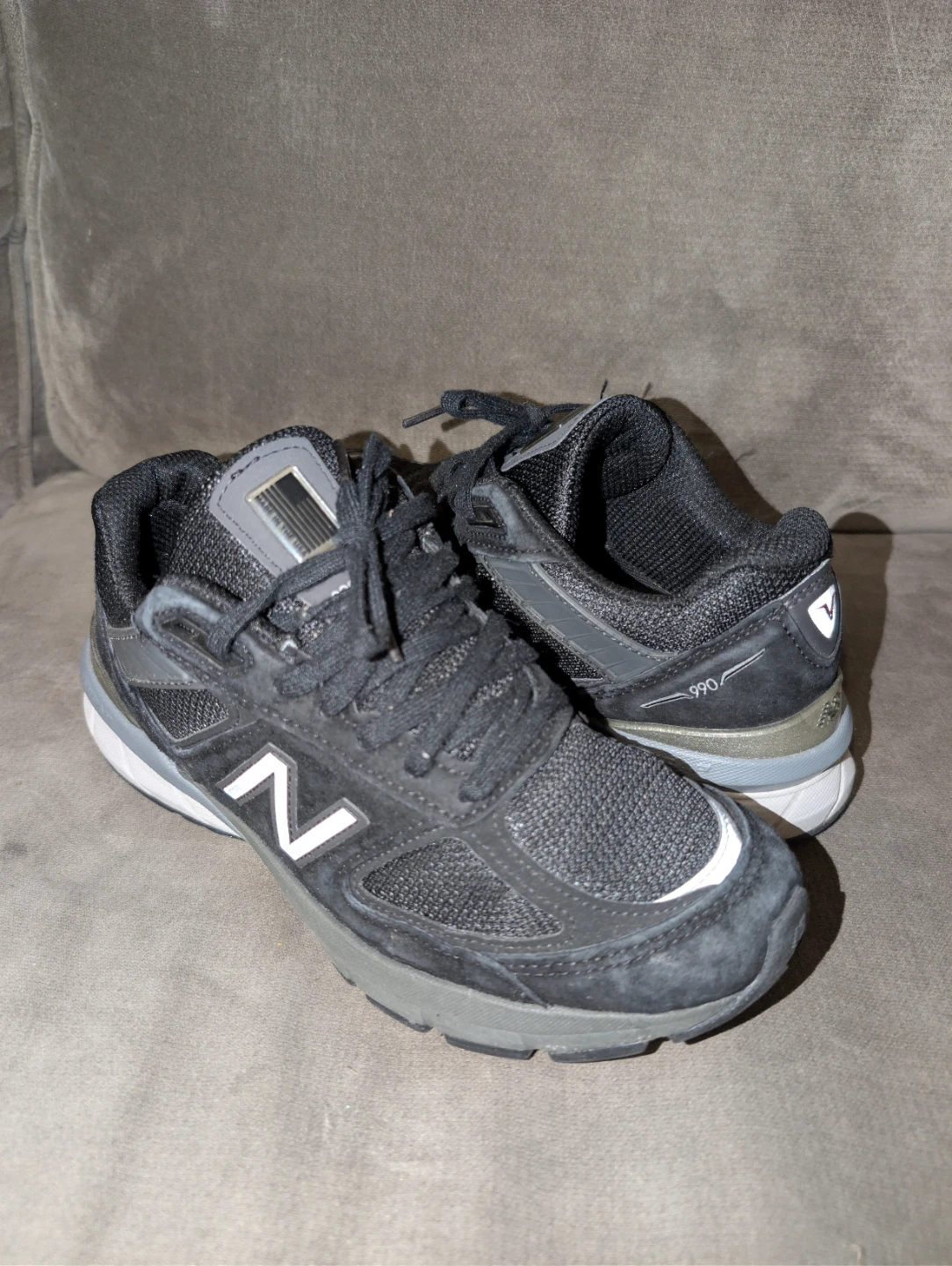 New Balance 990v5 Black Made in USA Mens Size 7.5 D
