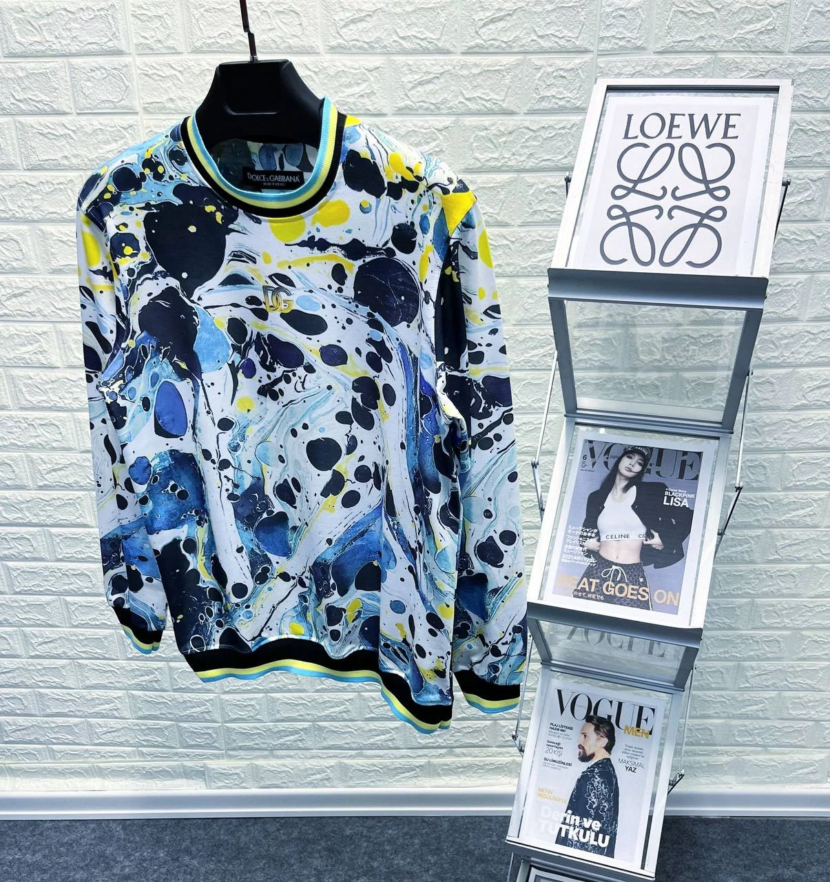 Men's All Over Print Crewneck Sweater - photo 5