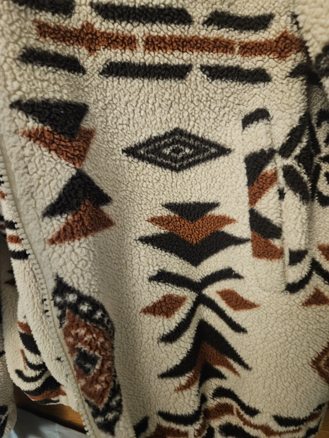 Tribal Print Fleece Jacket - photo 2
