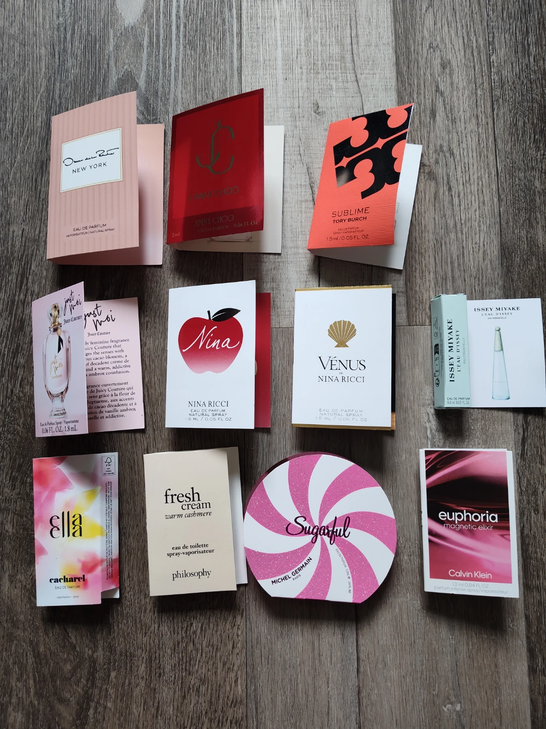 BN perfume sample lot for woman 11pcs for $10