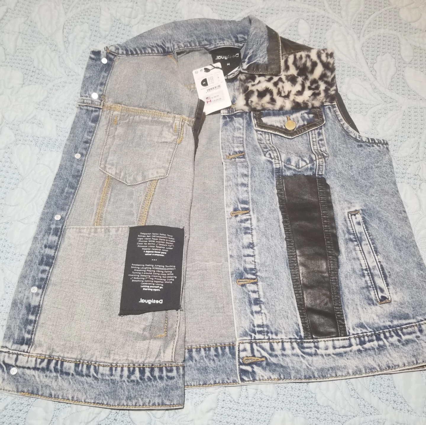 Desigual BWT unique Jean jacket vest - photo 5
