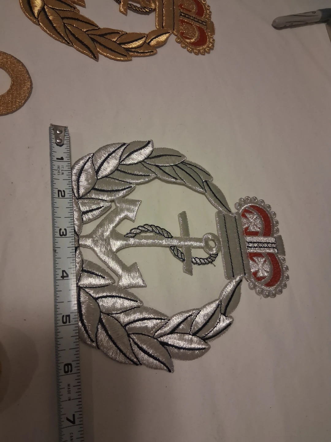 Gold Anchor Patches lot of naval patches - photo 4