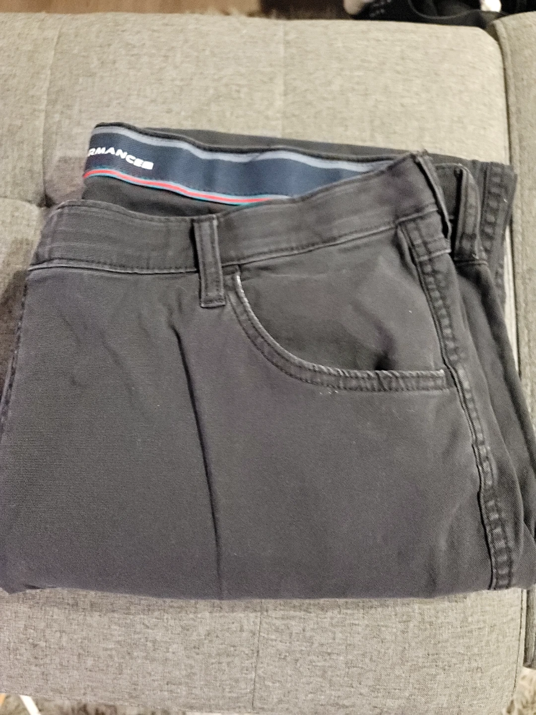 Mens black Wrangler Performance Pants 40x30 - photo 4