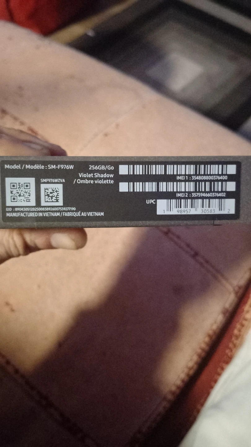 Samsung Galaxy Z Fold 5 SM-F946W 256GB Violet Shadow
