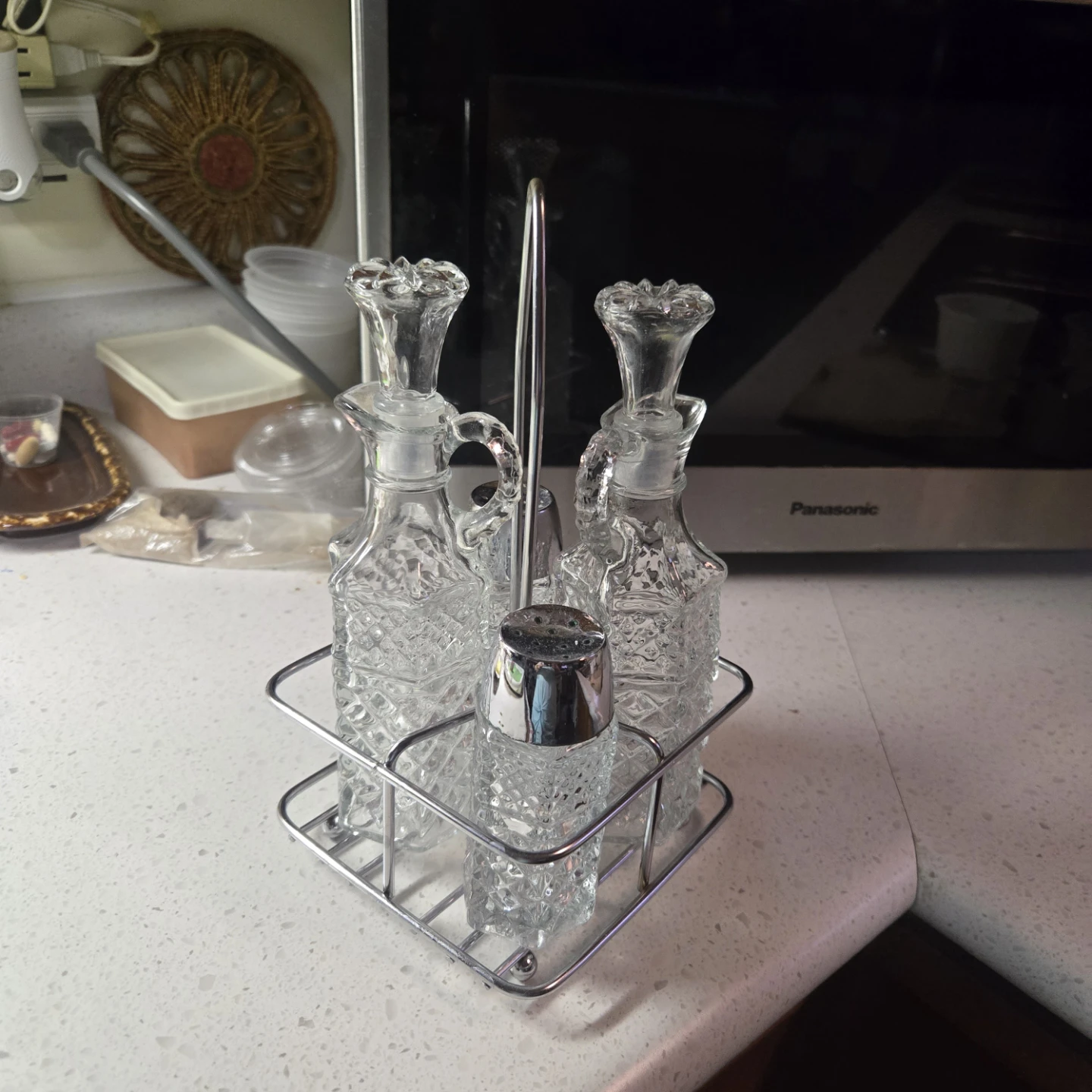 Vintage Anchor Hocking Cruet Set - photo 2
