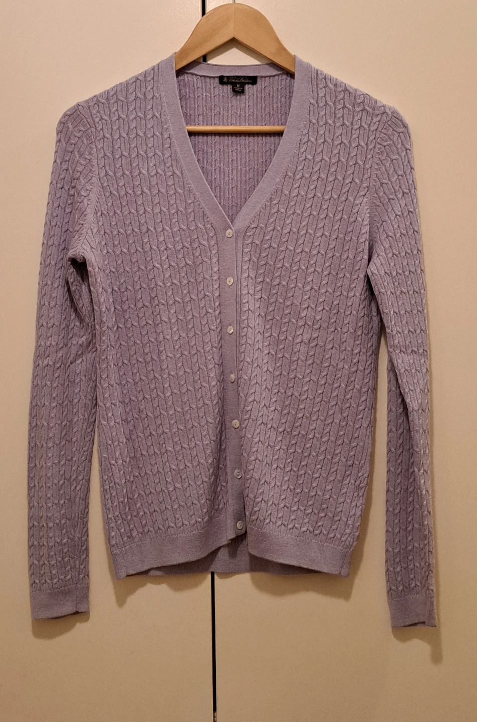 Brooks Brothers Cable Knit Cardigan - Size M - photo 2