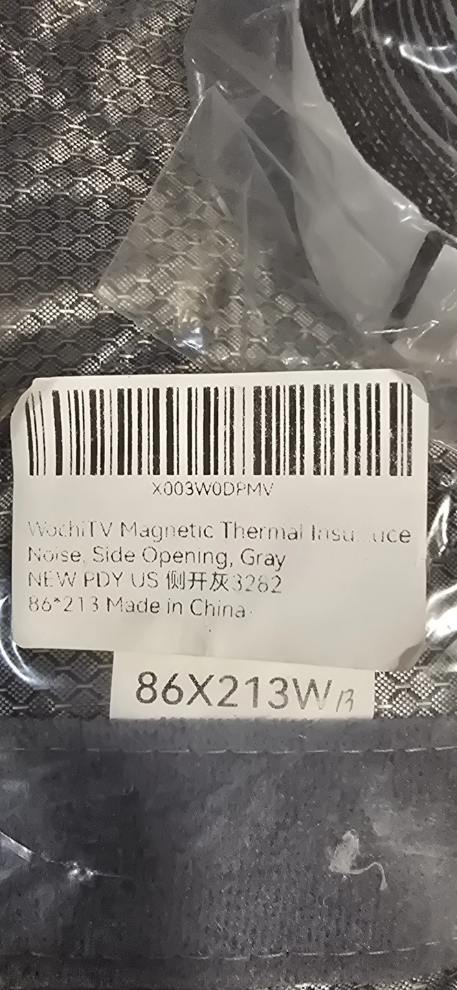 Wochitu Magnetic Thermal Insulated Door Curtain Gray - photo 3
