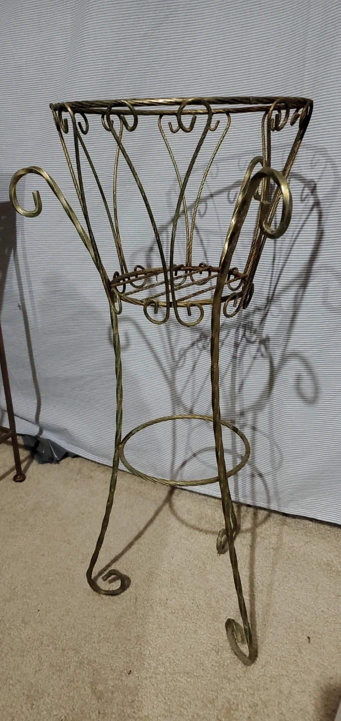 Vintage Metal Plant Stand