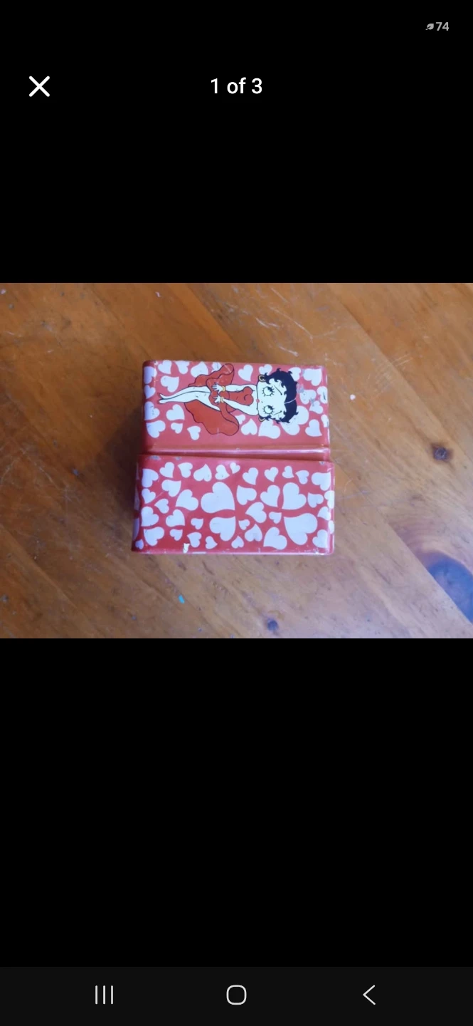 Betty Boop Tin Box bank