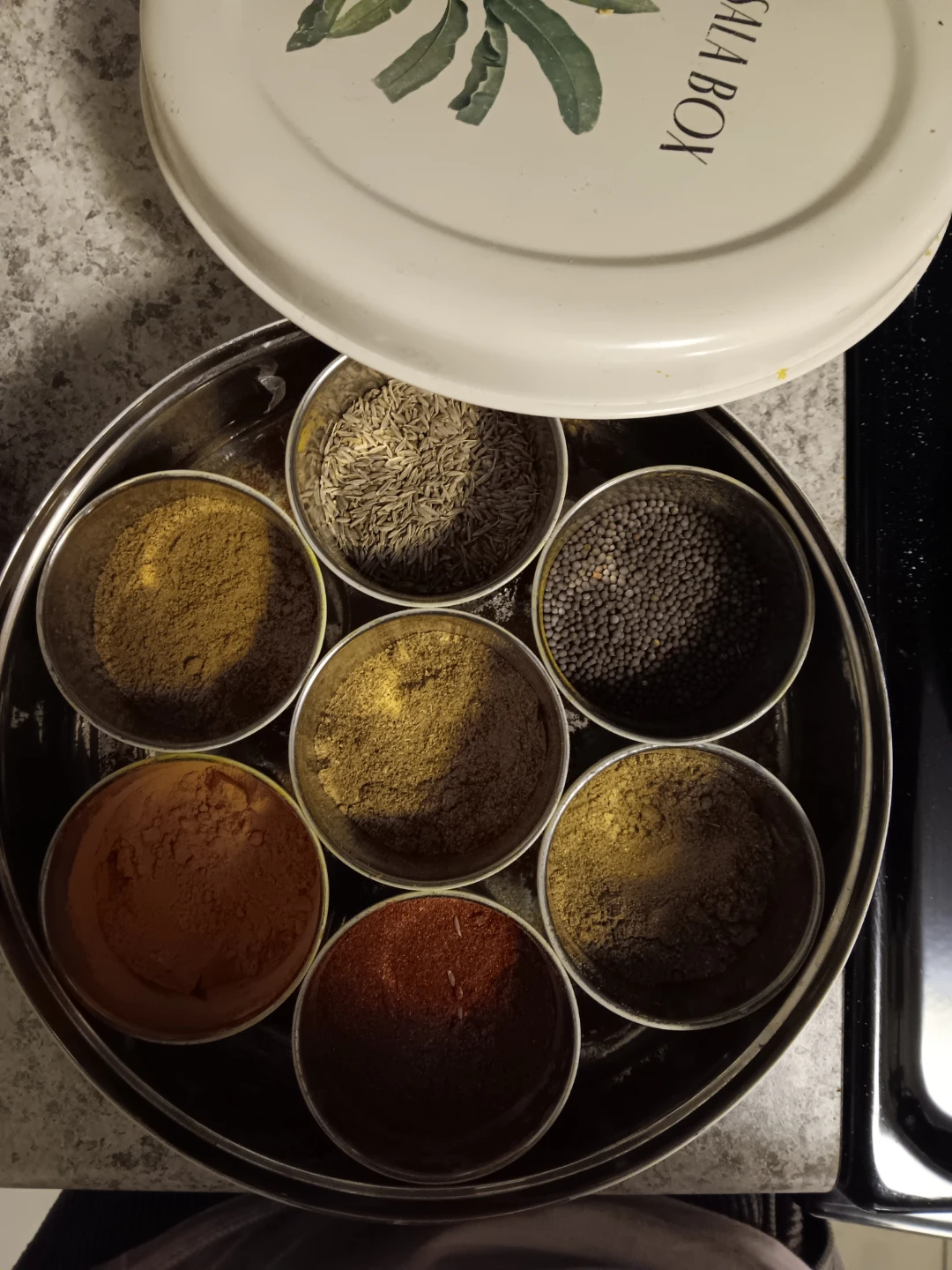 Masala Box Spice Container with 7 Bowls - photo 2