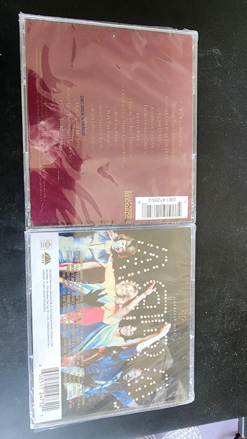 Queen Greatest Hits & ABBA Gold CDs - photo 2