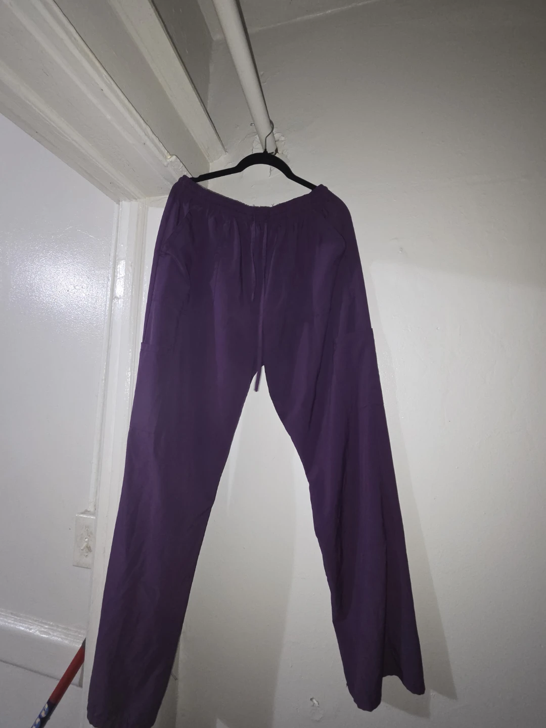 Womens purple scrubs