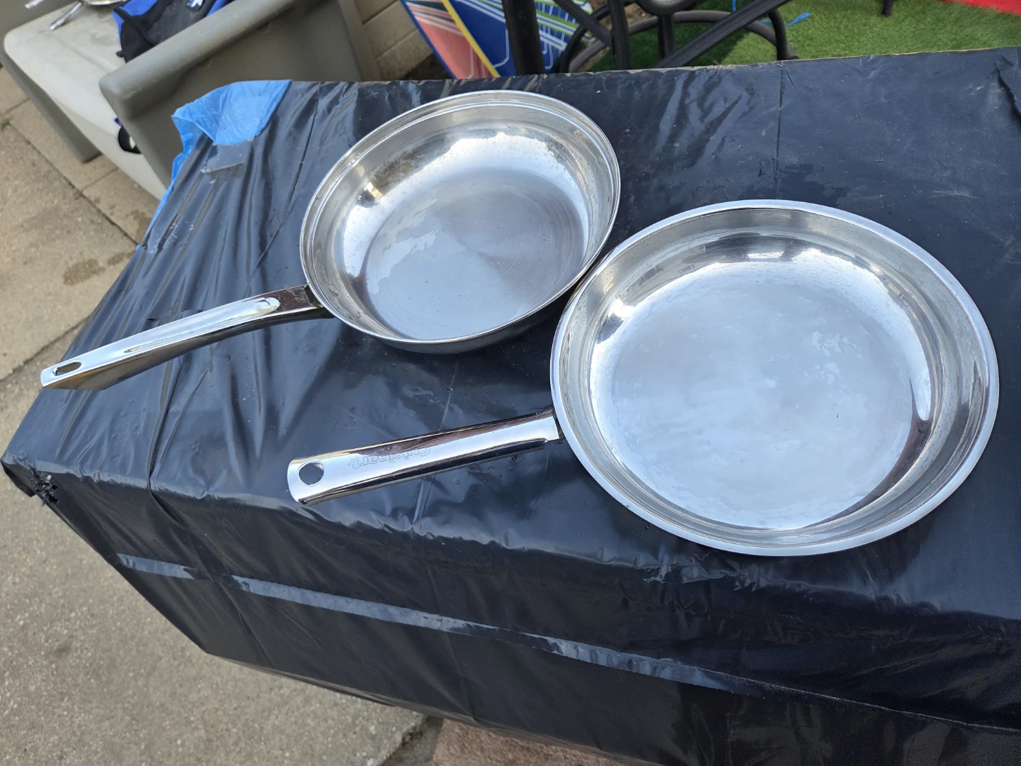 Cuisinart Chef Line Stainless Steel Frying Pan Set
