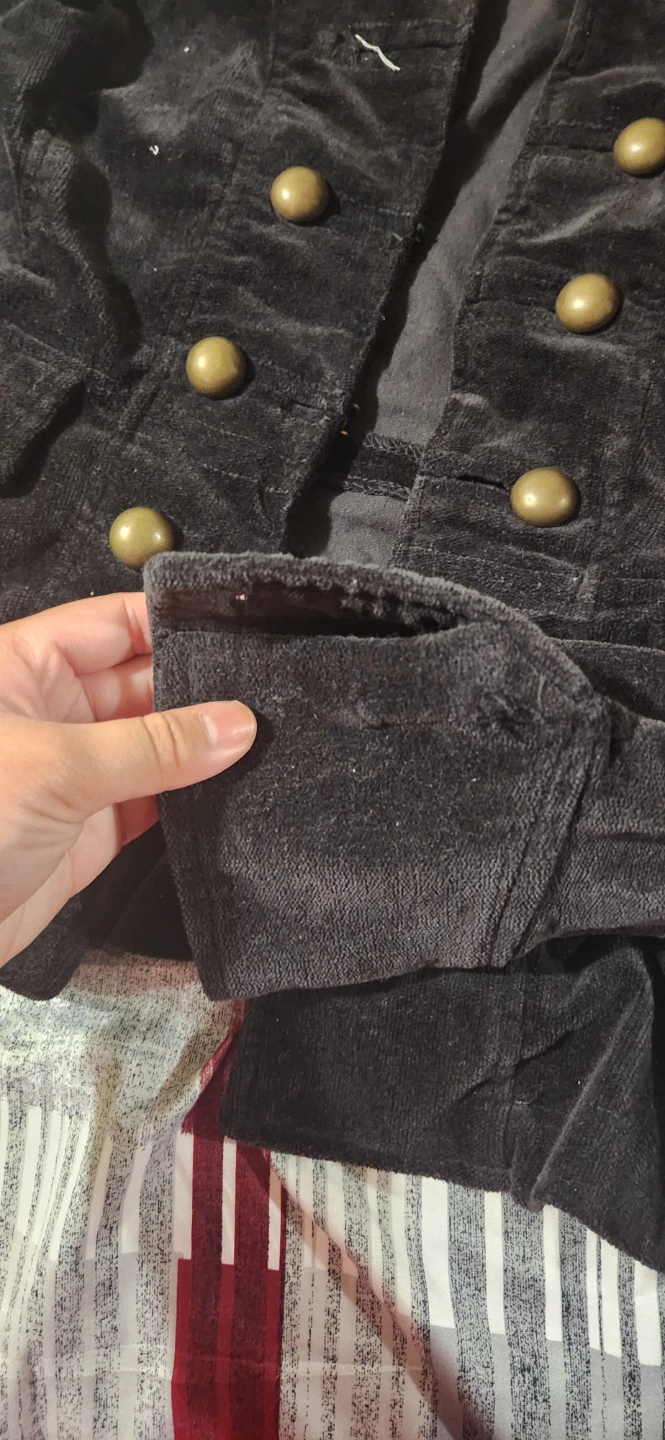 Black Double-Breasted Jacket - photo 2
