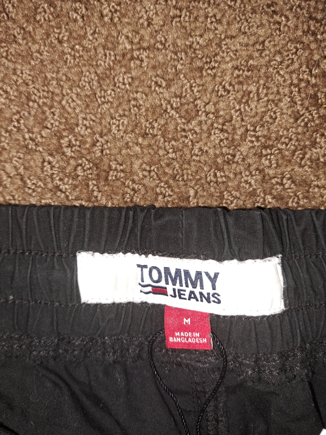 Tommy Jeans Black Cargo Jogger Pants Size M - photo 2