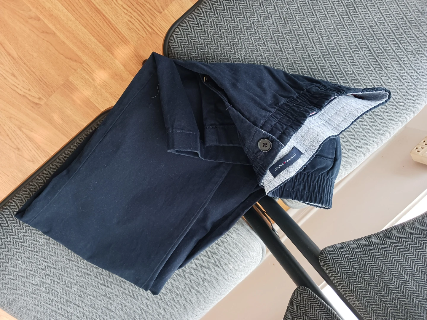 Tommy Hilfiger navy blue elastic waist pants - photo 3