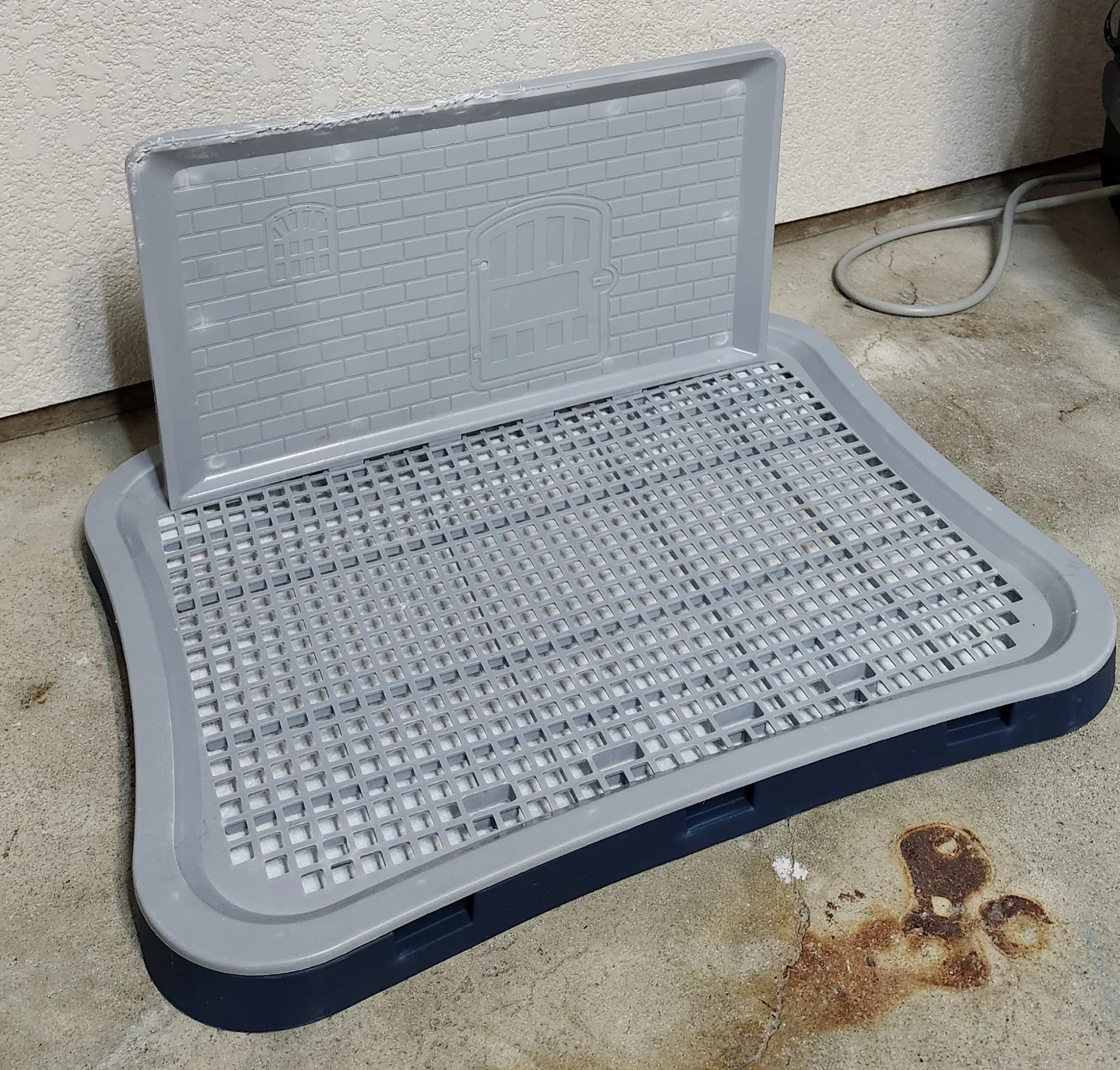 Grey Pet Training Potty Pad Holder