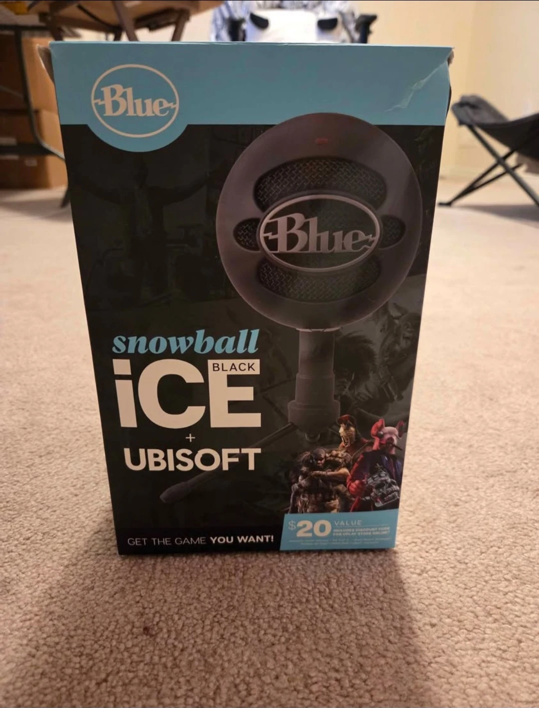 Blue Snowball iCE Black + Ubisoft Microphone