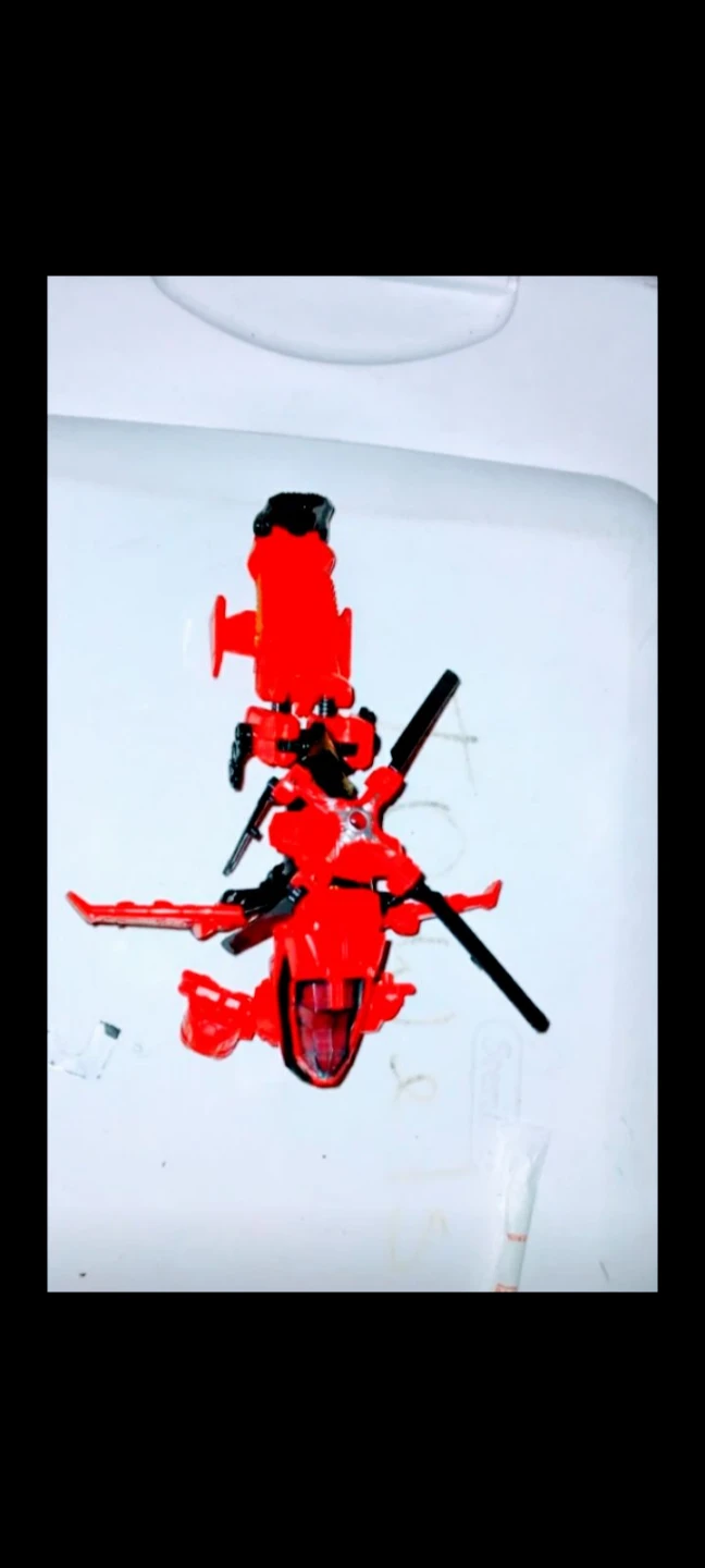 Red Helicopter Toy