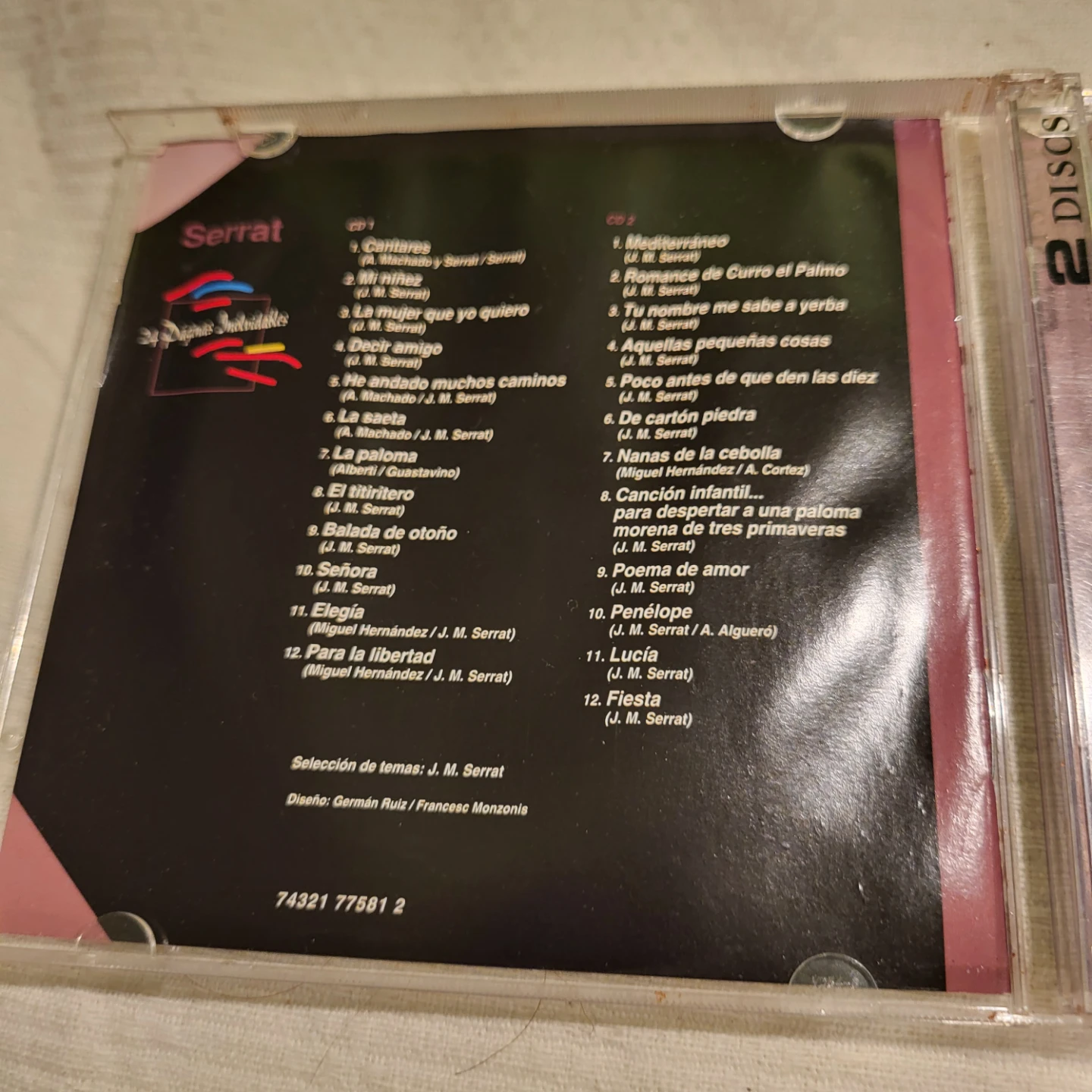 Serrat 24 Páginas Inolvidables 2 CD Set - photo 2