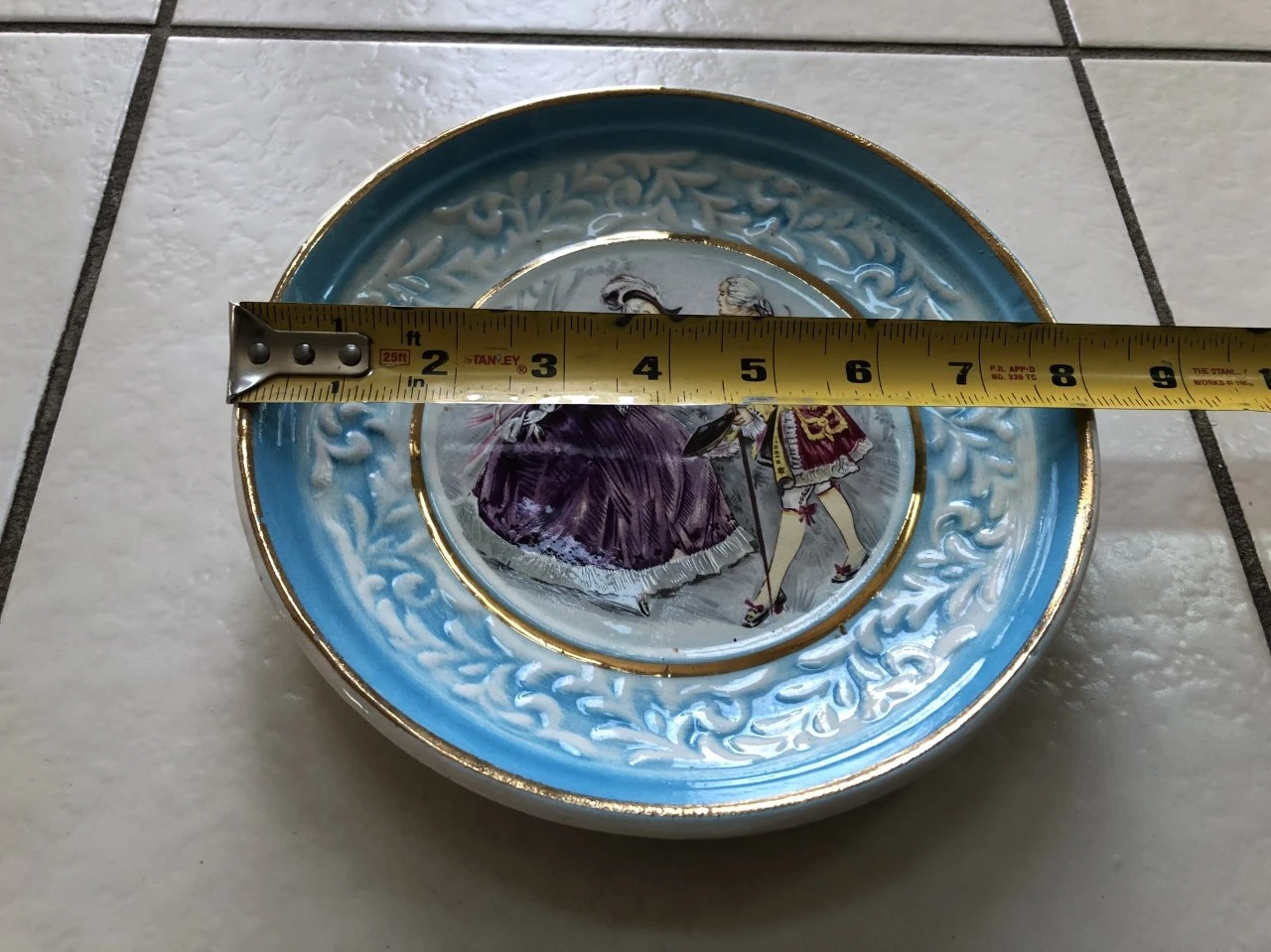 Vintage Decorative Ceramic semi-Bowl & Plates Set - photo 5